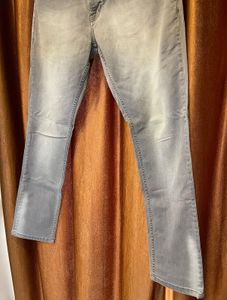 Lee Cooper Men's Grey Washed Jeans