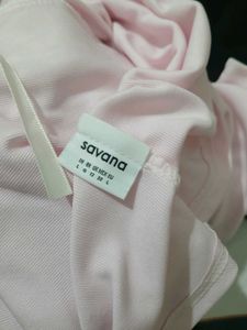 Cute Pink Lace Trimmed T-Shirt