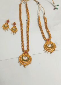 Elegant Peacock Necklace Set