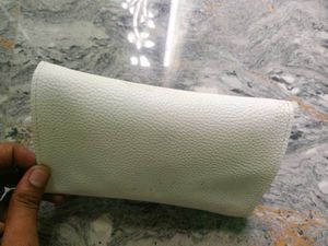 White Bamford Clutch Bag