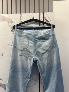 Max High Waist Light Wash Denim Jeans- 30
