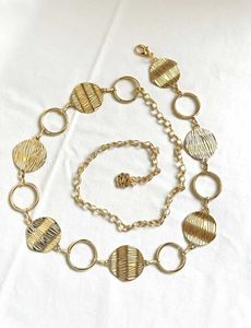 Gold Tone Chain Belt