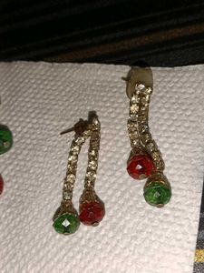 Rhinestone Necklace &amp; Earrings Set