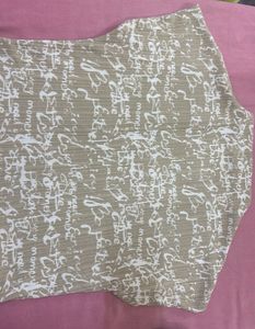 Unique Graphic Print Top