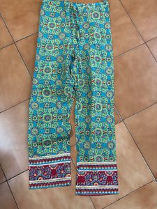 Boho Floral Print Palazzo Pants
