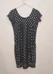 Elegant Black &amp; Gold Kurta