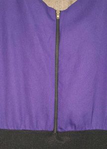 Stylish Purple and Black Dress