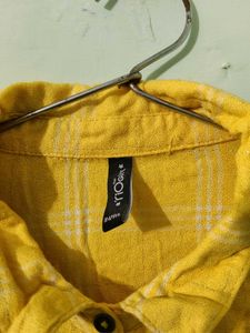 Yellow Plaid Shirt