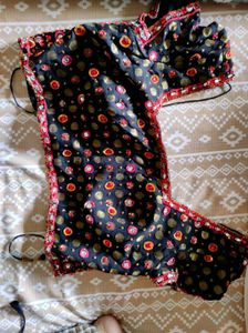 Embroidered Black Blouse