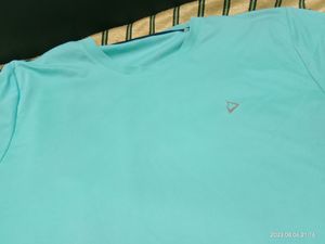 Sports T Shirt Round Neck Pack Of 2 ( White and Blue )
