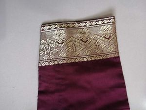 Elegant Maroon Silk Saree