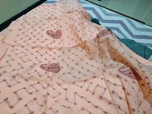 Original Chikankari Lucknavi Saree