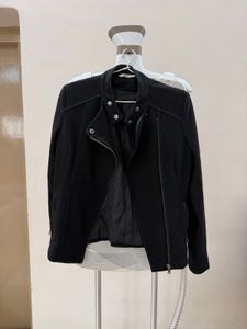 Women's Black Biker Jacket