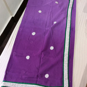 purple ombre saree