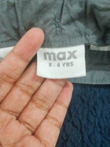 Max Denim Three-Fourth Jeans For Boys 5 To 6 Years