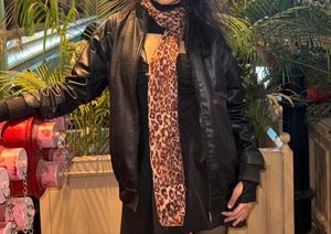 Stylish Black Faux Leather Jacket