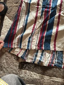 ZARA striped sleeveless midi dress