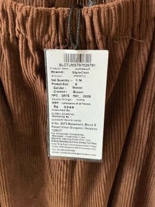 Brown Corduroy Jumpsuit