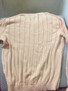 Peach Knit Sweater