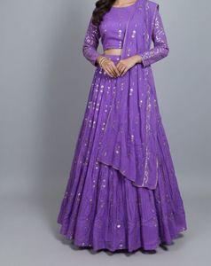 Elegant Purple Lehenga Choli Set