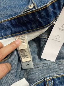 Zara copy Stylish Wide Leg Blue Denim Jeans