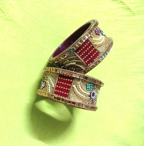 Embellished Jaipuri Bangles