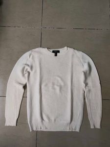 MANGO Man Cream Knitted Sweater