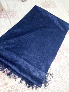 Elegant Navy Blue Dupatta