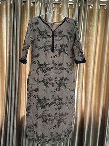 3 Elegant Teal Kurta with Ethnic Border