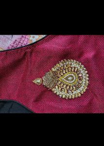 Ethnic Jacket &amp; Denim Vest Set