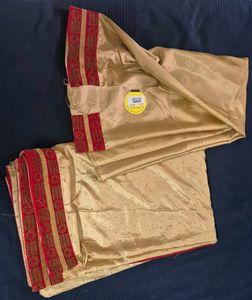 Elegant Beige Saree with Embellishments