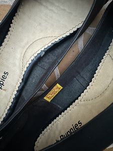 Stylish Black Hush Puppies Ballet Flats