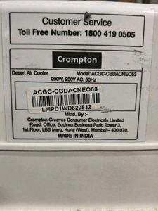 Crompton Cool Breeze Air Cooler