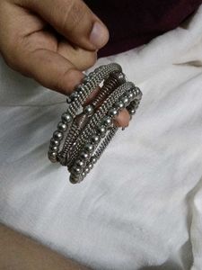 Unique Coil & Bead Stackable Bracelets