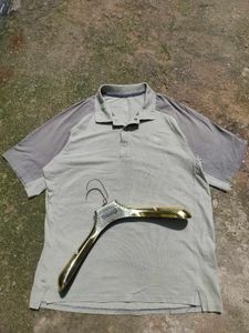 Men's Grey Polo T-Shirt
