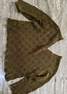 ONLY - Olive Green Knit Sweater
