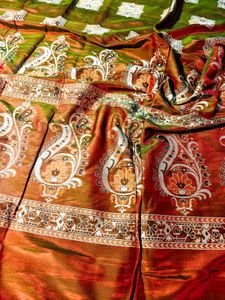 Authentic 100% Pure Mulberry Silk Banarasi