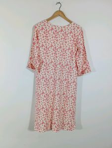 New Pink Printed Casual Kurta (Women)