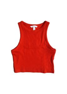 h&m Cropped Tank Top
