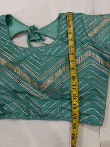 Teal Lehenga Choli Set