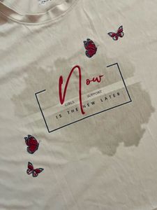Cute Butterfly Graphic T-Shirt