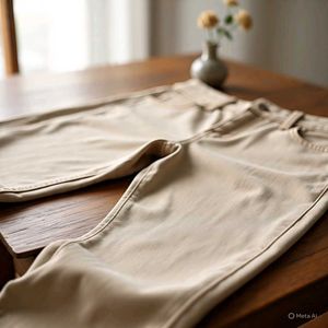 Beige Jeans