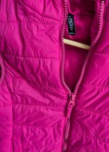winter clearance..Vibrant Pink Puffer Vest