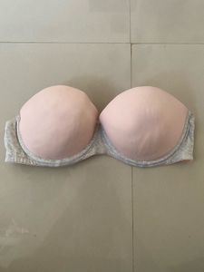 Strapless Pink Padded Bra