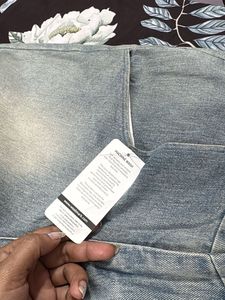 Vintage Wash Wide Leg Jeans