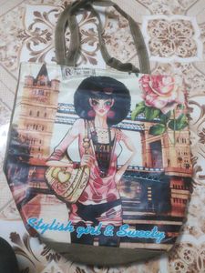 LOV Vintage &amp; Graphic Tote Bag