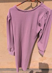Cute Lilac Midi Dress new Year Party