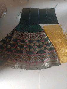 Elegant Green Lehenga Choli Set