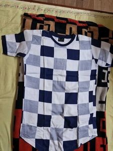 Checkered Pattern T-Shirt