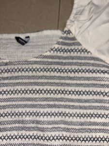 Striped Puff Sleeve Top